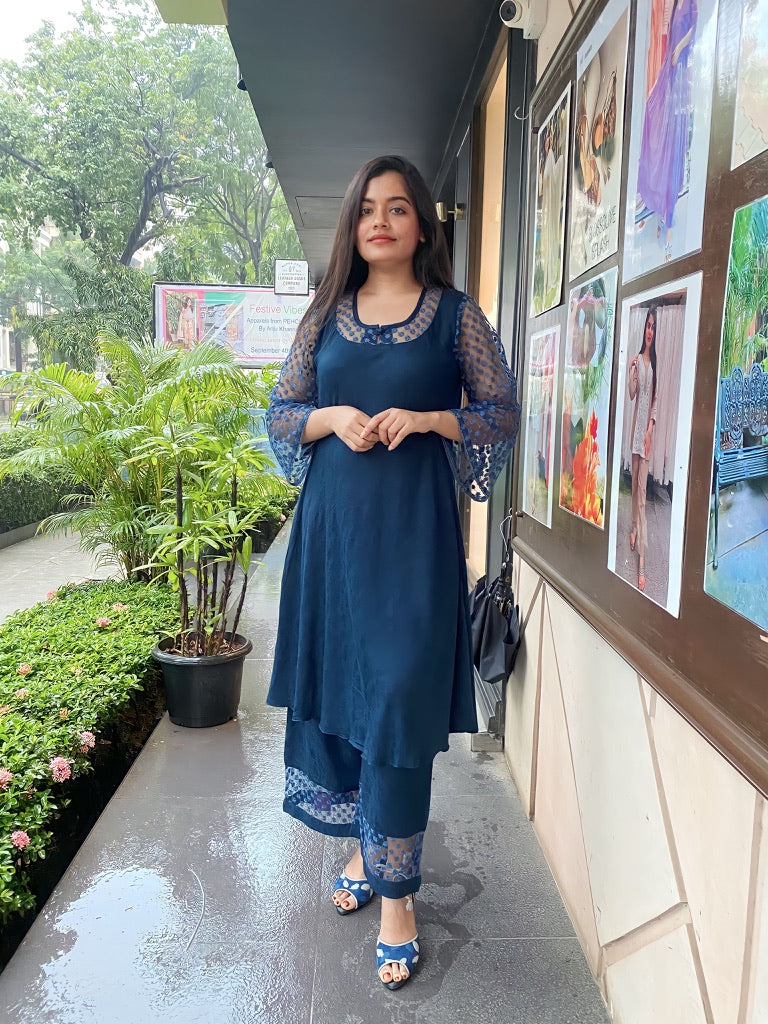 NAVY BLUE SUIT SET