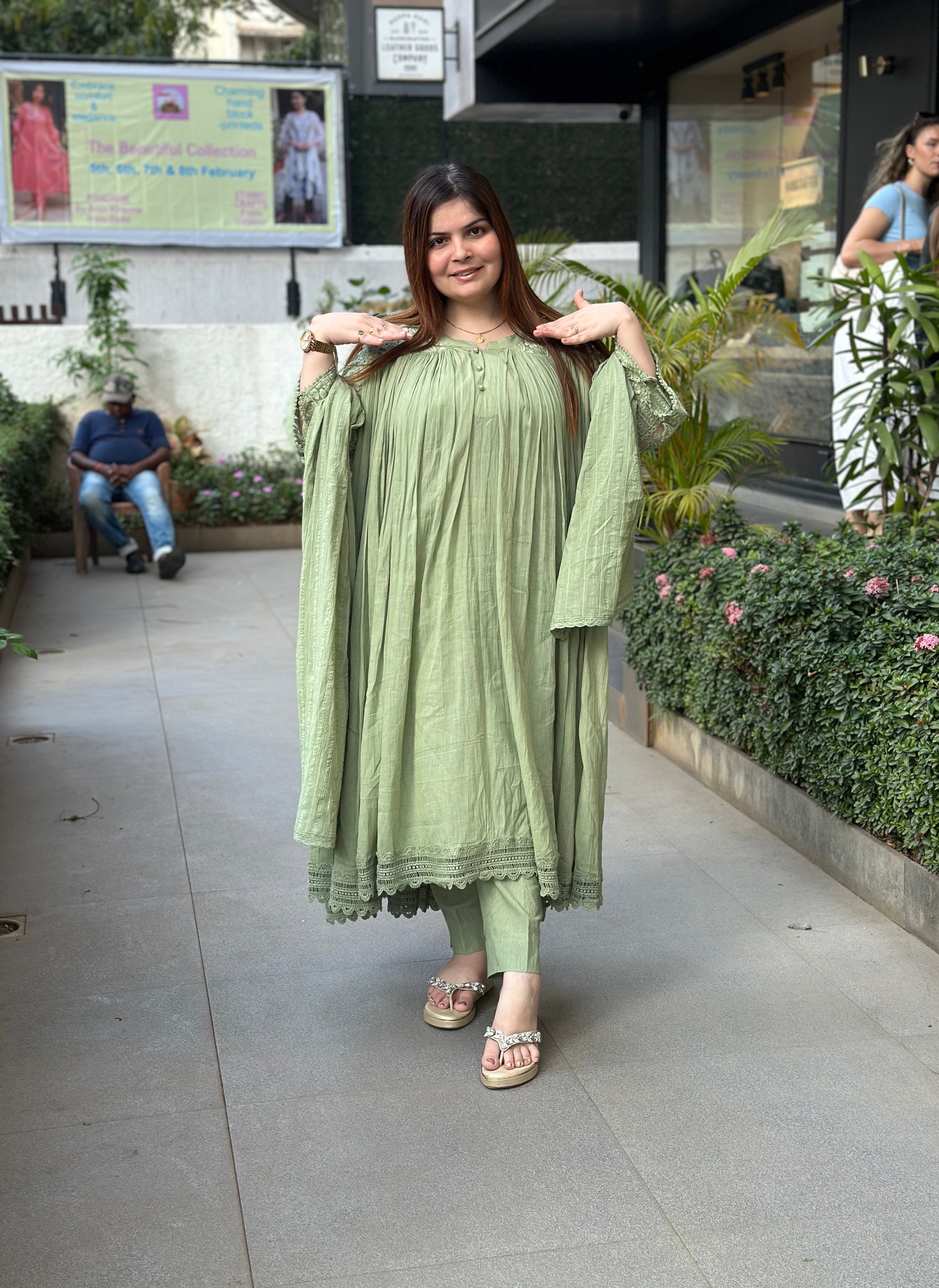 GREEN SUIT SET